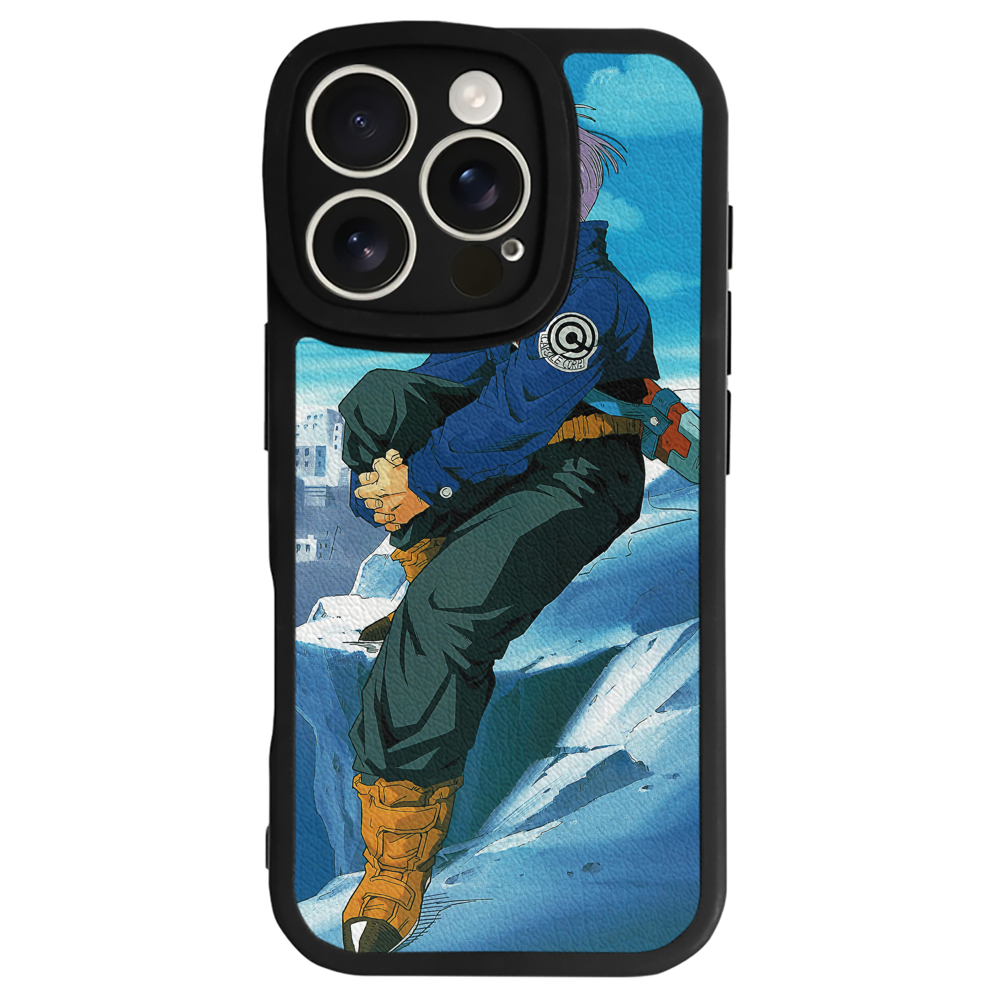 （画像用） ドラゴンボール DRAGON BALL 【iPhone 16シリーズ対応】シリコンスマホケース（レザー調） 材質：シリコン
